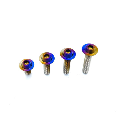 JDC Titanium Valve Cover Hardware Replacement Kit (Evo 4 - 9) - JDMuscleEngine Dress - UpJDC-TI-EVO49-VCHK-FULL-FFA-TIFull Kit (Outer and inner bolts)Flush - Fit Allen Head BoltsBurnt