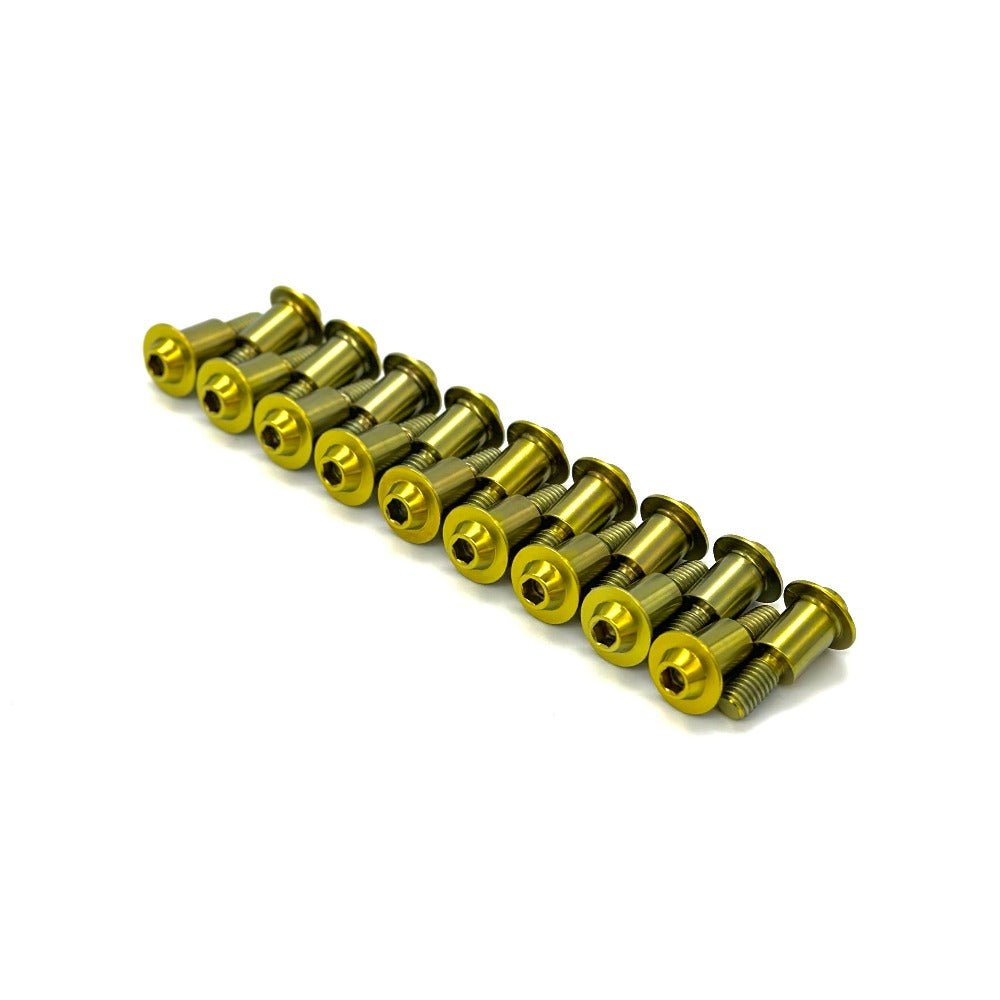 JDC Titanium Valve Cover Hardware Replacement Kit (Evo X) - JDMuscleEngine Dress - UpJDC-TI-EVOX-VCHRK-OBBasic Kit (Outer bolts only)Burnt