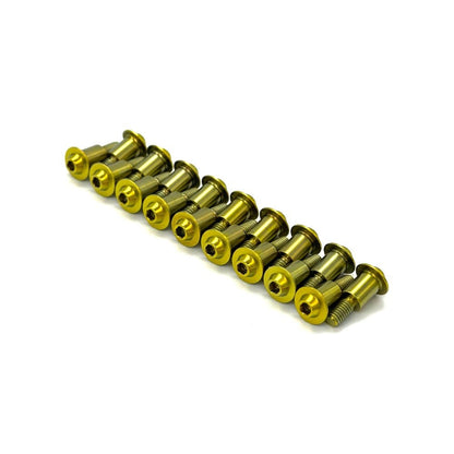 JDC Titanium Valve Cover Hardware Replacement Kit (Evo X) - JDMuscleEngine Dress - UpJDC-TI-EVOX-VCHRK-OBBasic Kit (Outer bolts only)Burnt
