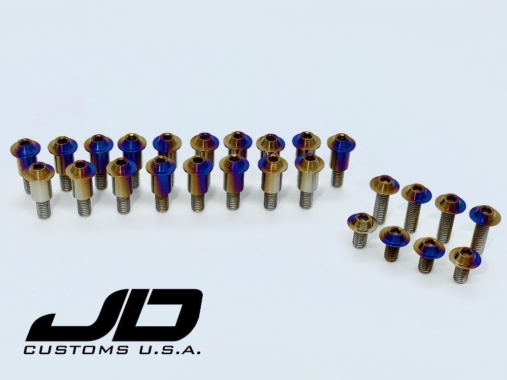 JDC Titanium Valve Cover Hardware Replacement Kit (Evo X) - JDMuscleEngine Dress - UpJDC-TI-EVOX-VCHRK-OBBasic Kit (Outer bolts only)Burnt