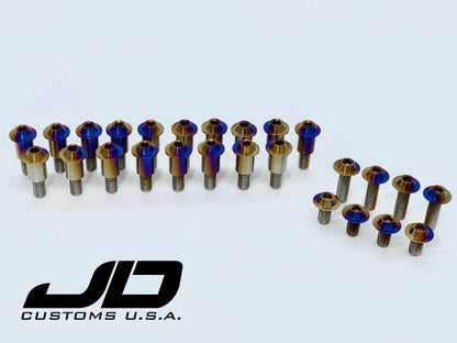 JDC Titanium Valve Cover Hardware Replacement Kit (Evo X) - JDMuscleEngine Dress - UpJDC-TI-EVOX-VCHRK-OBBasic Kit (Outer bolts only)Burnt