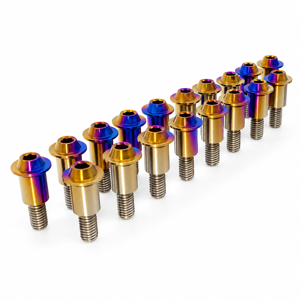 JDC Titanium Valve Cover Hardware Replacement Kit (Evo X)