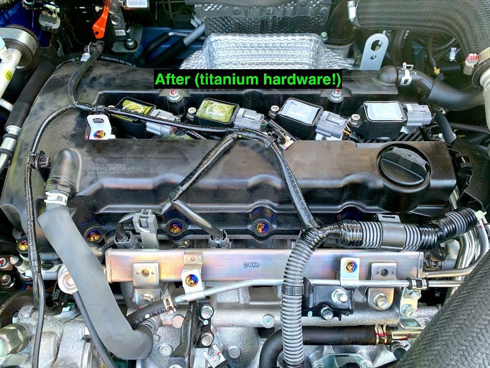 JDC Titanium Valve Cover Hardware Replacement Kit (Evo X) - JDMuscleEngine Dress - UpJDC-TI-EVOX-VCHRK-OBBasic Kit (Outer bolts only)Burnt