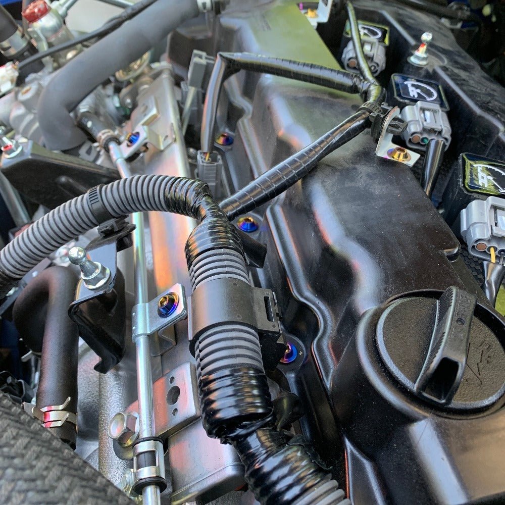 JDC Titanium Valve Cover Hardware Replacement Kit (Evo X) - JDMuscleEngine Dress - UpJDC-TI-EVOX-VCHRK-OBBasic Kit (Outer bolts only)Burnt