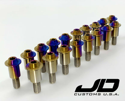 JDC Titanium Valve Cover Hardware Replacement Kit (Evo X) - JDMuscleEngine Dress - UpJDC-TI-EVOX-VCHRK-OBBasic Kit (Outer bolts only)Burnt