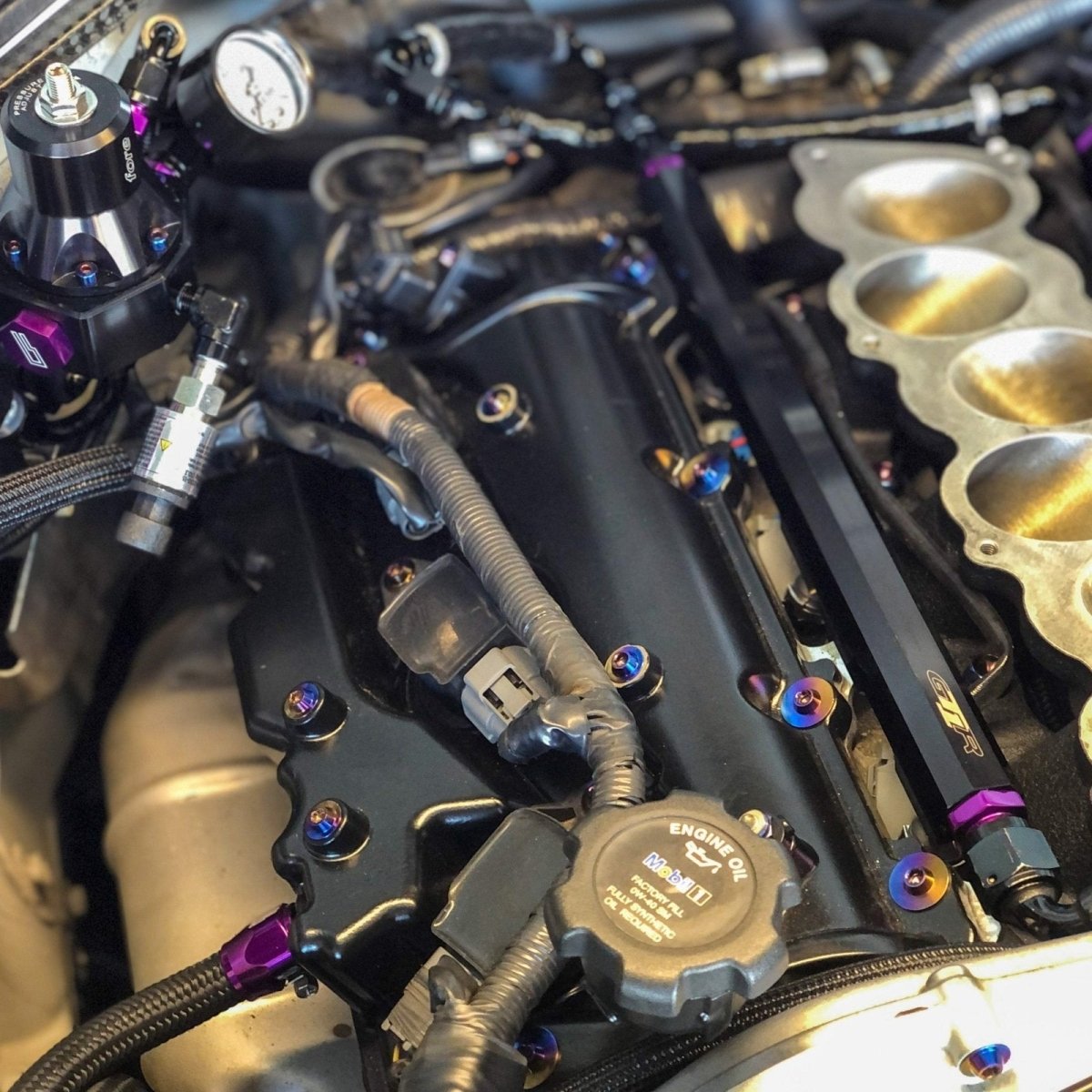 JDC Titanium Valve Cover Hardware Replacement Kit (R35 GT - R) - JDMuscleEngine Dress - UpJDC-TI-GTR-VCHRKBurnt