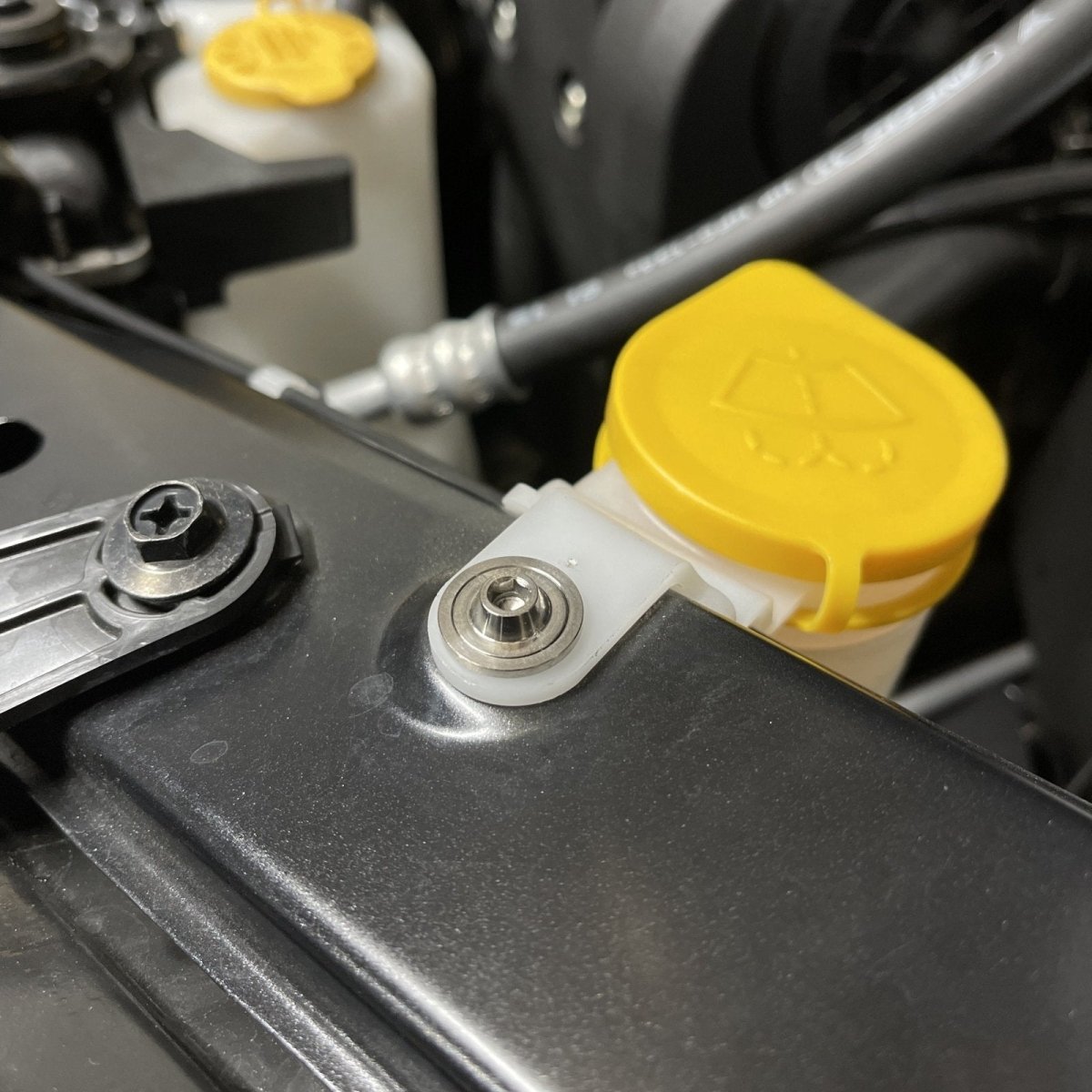 JDC Titanium Washer Fluid Reservoir Hardware Kit (15 - 21 WRX/STi) - JDMuscleEngine Dress - UpJDC-TI-SUB-WFHK-1Flush - Fit Allen Head BoltBurnt
