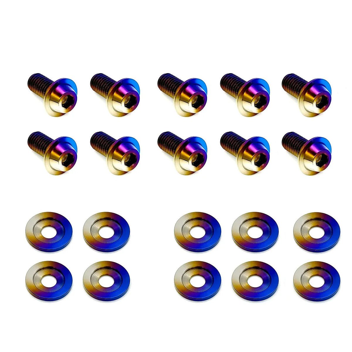 JDC Titanium Wing Mounting Hardware (2023+ FL5 Civic Type R) - JDMuscleEngine Dress - UpJDC-TI-FL5-WINGHKBurnt