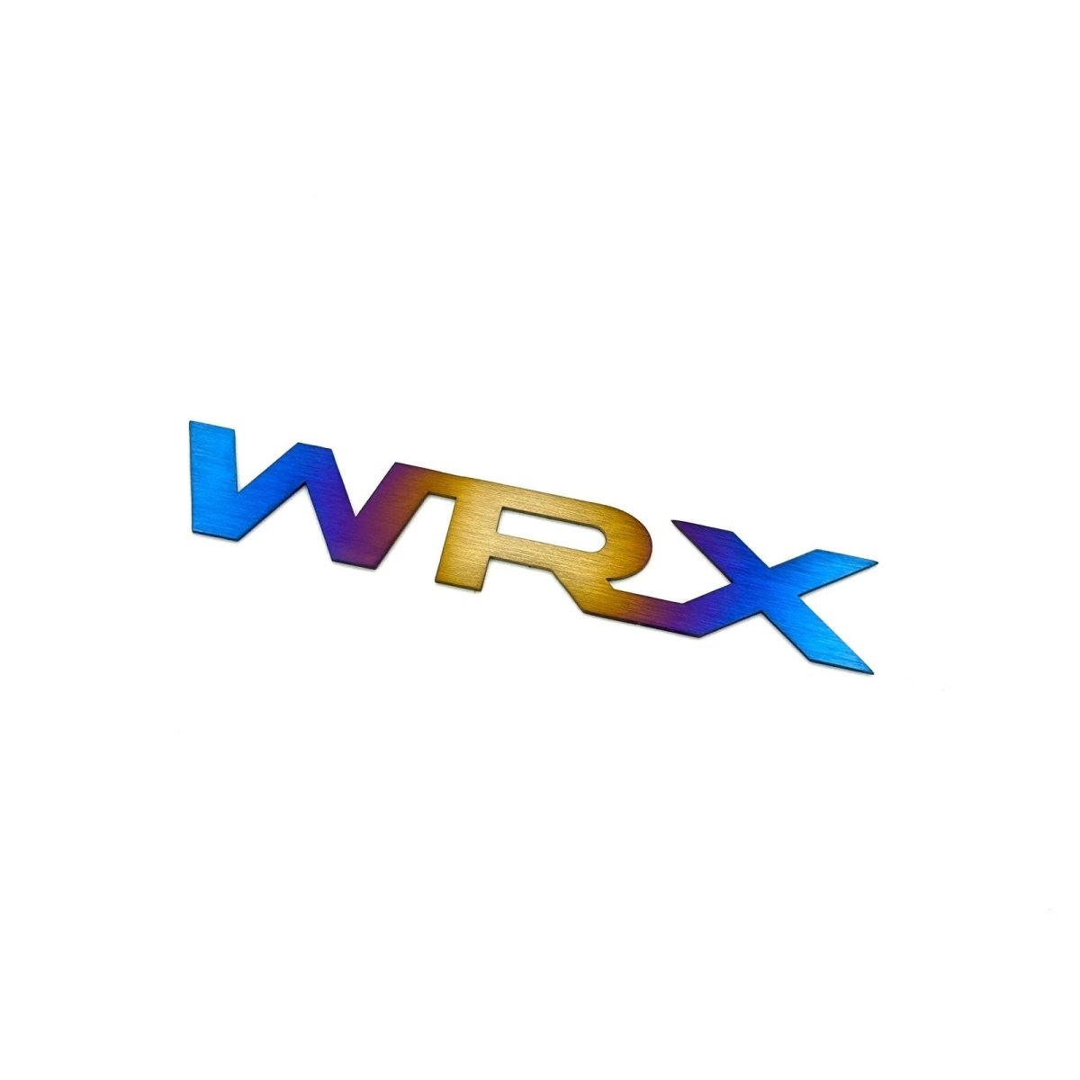 JDC Titanium "WRX" Trunk Badge (15+ WRX) - JDMuscleBadgesJDC-TI-WRX-LOGOBurnt