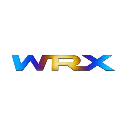 JDC Titanium "WRX" Trunk Badge (15+ WRX) - JDMuscleBadgesJDC-TI-WRX-LOGOBurnt