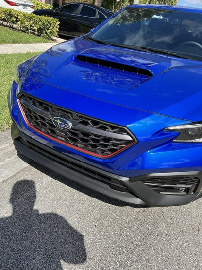 JDM Style Grille Pinstripe - 2022+ WRX - JDMuscleExterior - Vinyl22WRXJDMGRPIN-RDRed