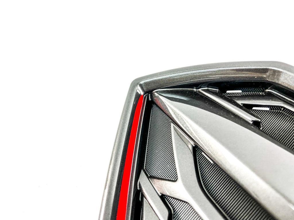 JDM Style Grille Pinstripe - 2022+ WRX - JDMuscleExterior - Vinyl22WRXJDMGRPIN-RDRed