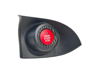 JDM Style Push to Start 3D Carbon Trim Ring Overlay - 2015 - 2022 Subaru WRX / STI / Most Subaru - JDMuscleInteriorSUBPUSHTRM3DCF