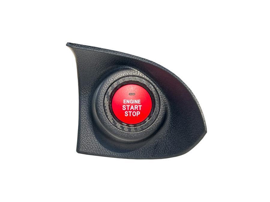 JDM Style Push to Start 3D Carbon Trim Ring Overlay - 2015 - 2022 Subaru WRX / STI / Most Subaru - JDMuscleInteriorSUBPUSHTRM3DCF