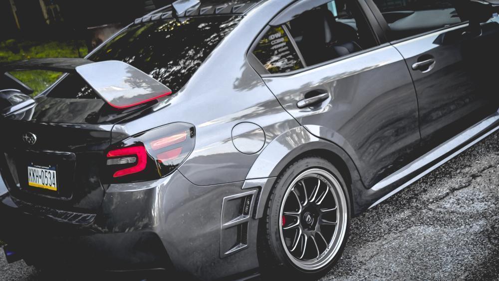 JDM Style STI Spoiler Pinstripe - 2015 - 2021 *WRX / STI - JDMusclePinstripes15WRXJDMSTIPINHYHighlighter Yellow