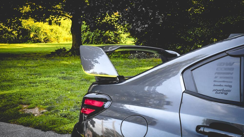 JDM Style STI Spoiler Pinstripe - 2015 - 2021 *WRX / STI - JDMusclePinstripes15WRXJDMSTIPINHYHighlighter Yellow