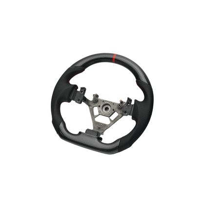 JDMuscle [03 - 08 350Z] Carbon - Lite Series Steering Wheel - JDMuscleSteering WheelsJDM-350Z-CL-STRLRPremium Black Perforated LeatherRed