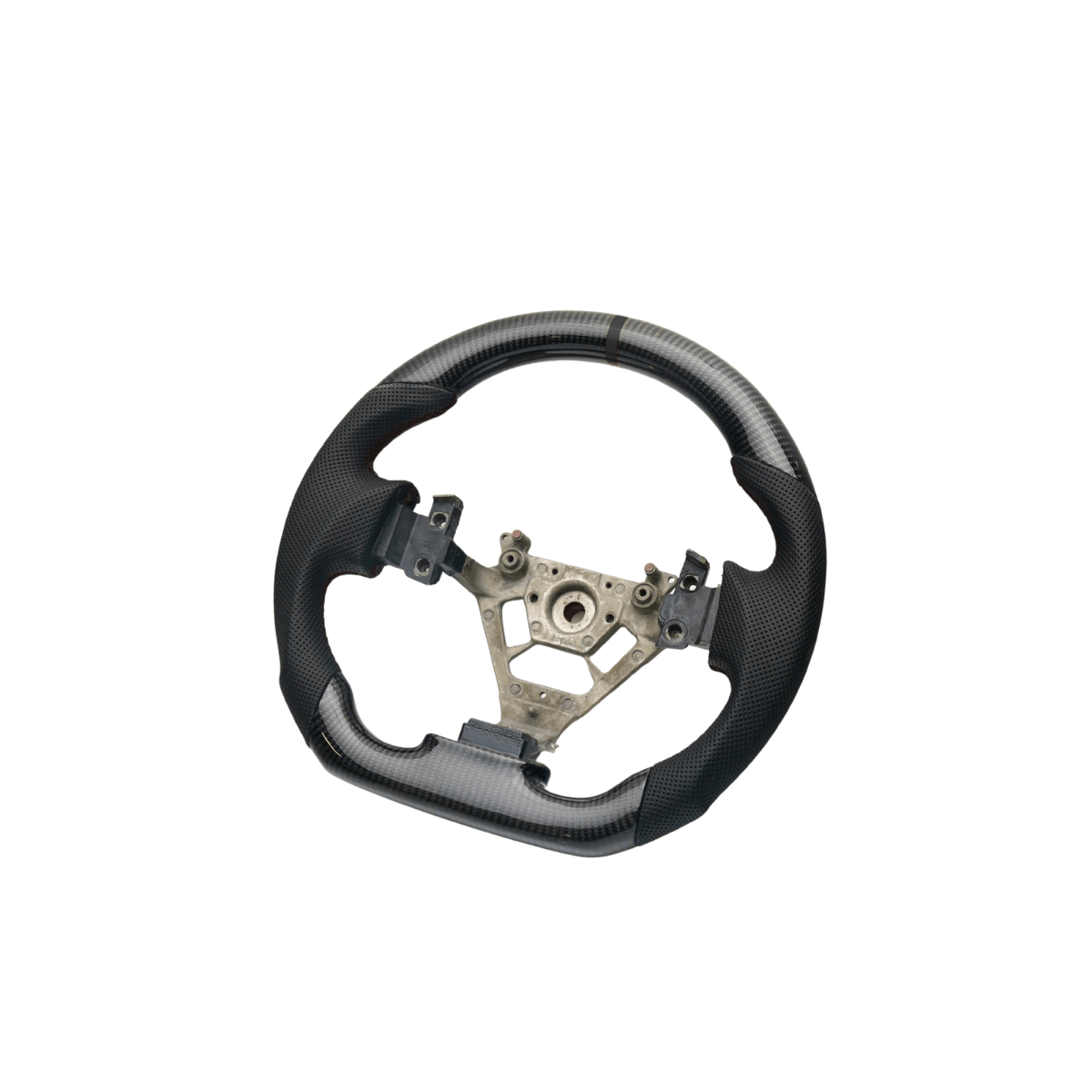JDMuscle [03 - 08 350Z] Carbon - Lite Series Steering Wheel - JDMuscleSteering WheelsJDM-350Z-CL-STRLBKPremium Black Perforated LeatherBlack