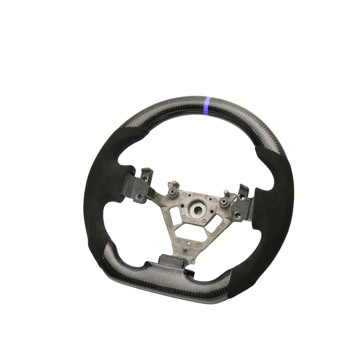 JDMuscle [03 - 08 350Z] Carbon - Lite Series Steering Wheel - JDMuscleSteering WheelsJDM-350Z-CL-STRLRPremium Black Perforated LeatherRed
