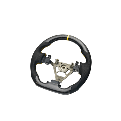 JDMuscle [03 - 08 350Z] Carbon - Lite Series Steering Wheel - JDMuscleSteering WheelsJDM-350Z-CL-STRLYPremium Black Perforated LeatherYellow