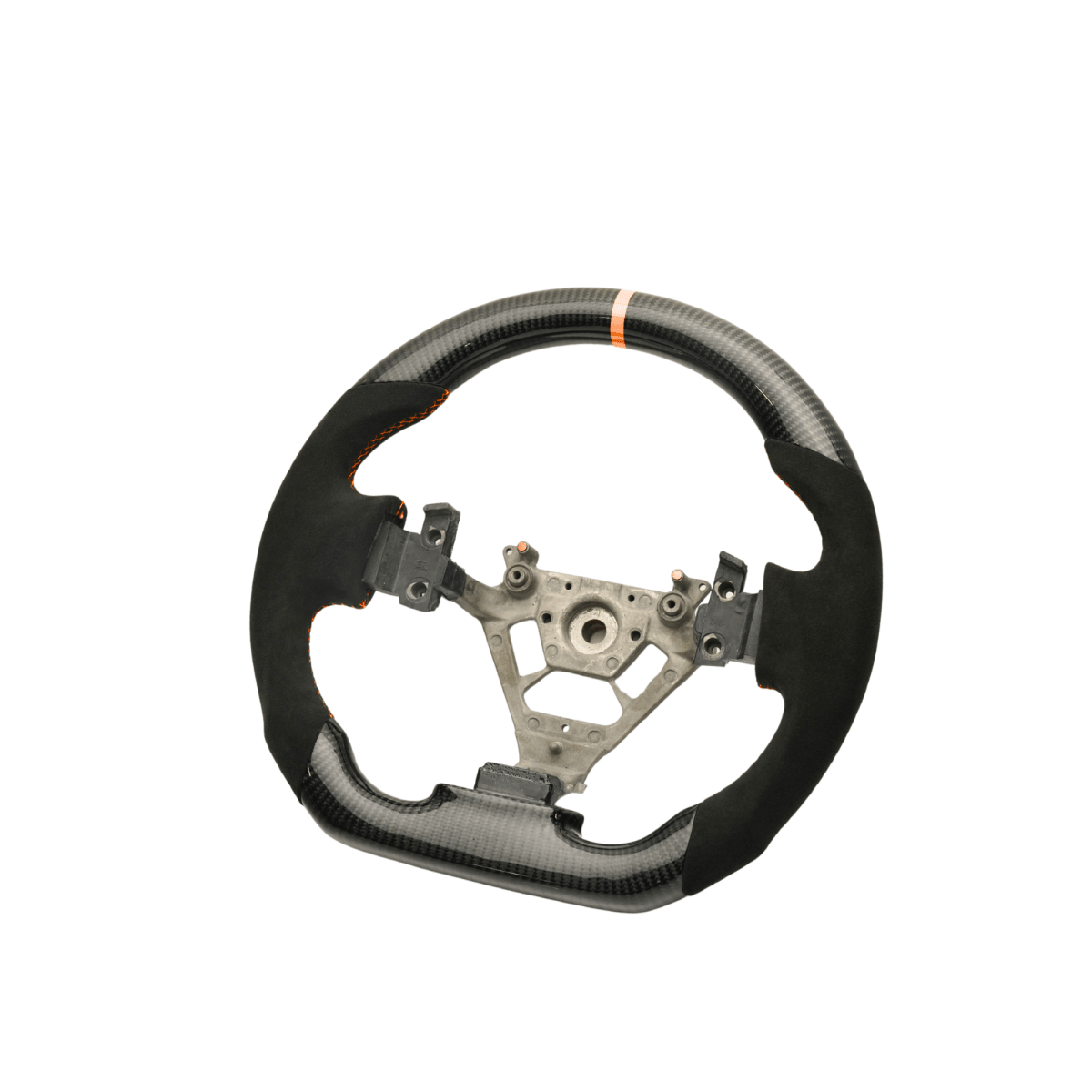 JDMuscle [03 - 08 350Z] Carbon - Lite Series Steering Wheel - JDMuscleSteering WheelsJDM-350Z-CL-STRAO9002 AlcantaraOrange