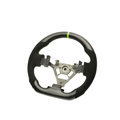 JDMuscle [03 - 08 350Z] Carbon - Lite Series Steering Wheel - JDMuscleSteering WheelsJDM-350Z-CL-STRAN9002 AlcantaraNeon Yellow