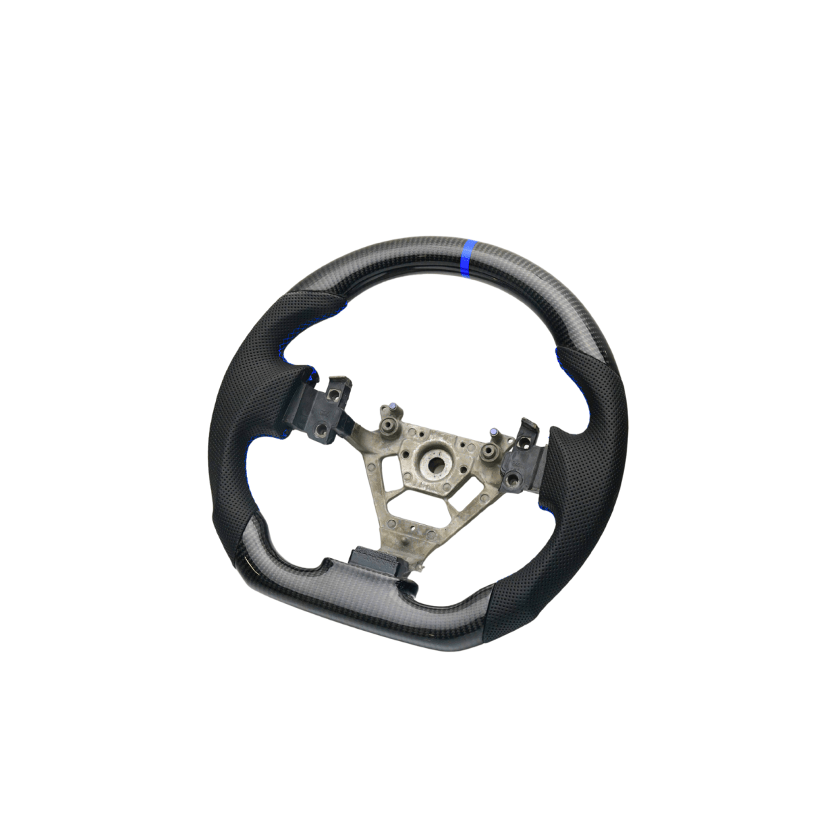 JDMuscle [03 - 08 350Z] Carbon - Lite Series Steering Wheel - JDMuscleSteering WheelsJDM-350Z-CL-STRLRPremium Black Perforated LeatherRed