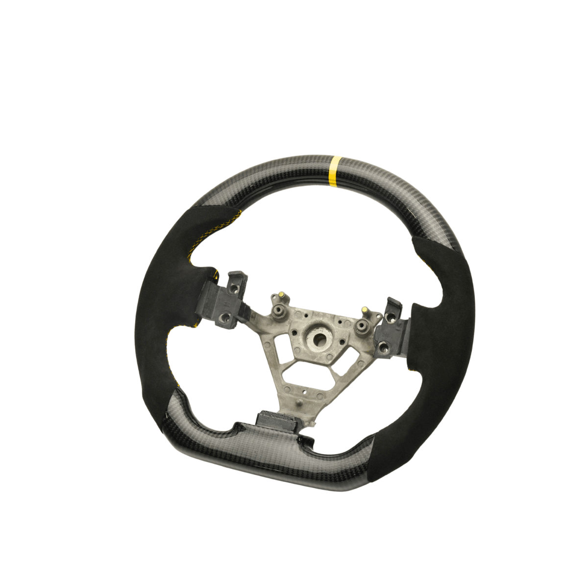 JDMuscle [03 - 08 350Z] Carbon - Lite Series Steering Wheel - JDMuscleSteering WheelsJDM-350Z-CL-STRLRPremium Black Perforated LeatherRed
