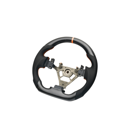 JDMuscle [03 - 08 350Z] Carbon - Lite Series Steering Wheel - JDMuscleSteering WheelsJDM-350Z-CL-STRLRPremium Black Perforated LeatherRed
