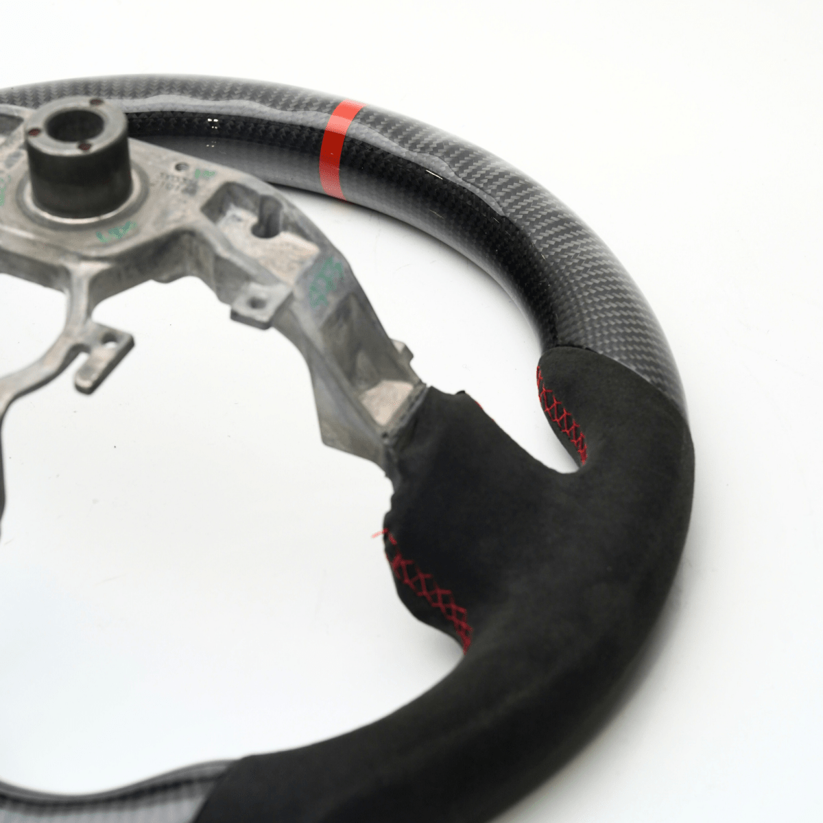 JDMuscle [08 - 13 G37/G35] Carbon - Lite Series Steering Wheel - JDMuscleSteering WheelsJDM-G37-CL-STRAP9002 AlcantaraPurple