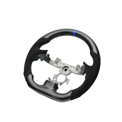 JDMuscle [08 - 13 G37/G35] Carbon - Lite Series Steering Wheel - JDMuscleSteering WheelsJDM-G37-CL-STRAP9002 AlcantaraPurple