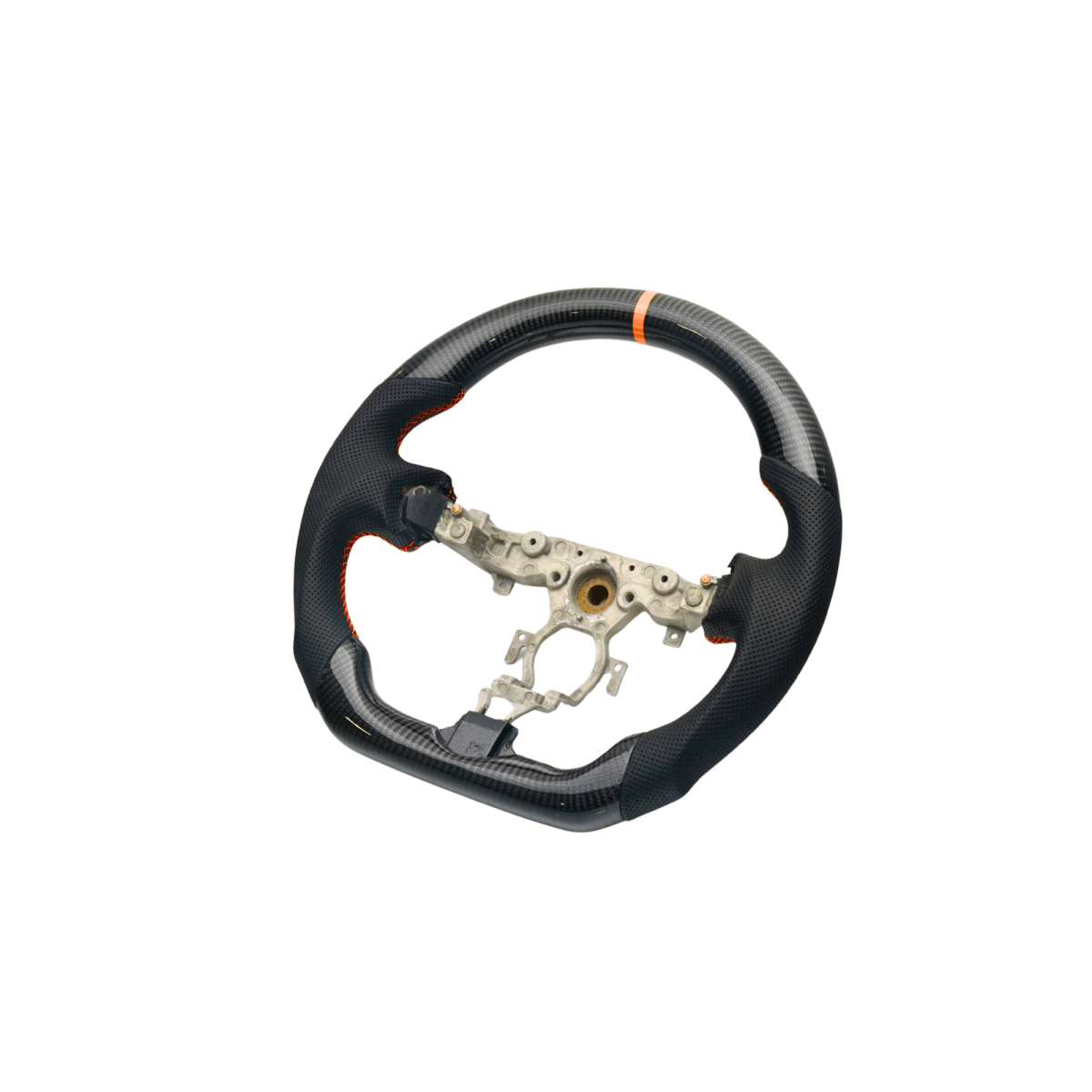 JDMuscle [08 - 13 G37/G35] Carbon - Lite Series Steering Wheel - JDMuscleSteering WheelsJDM-G37-CL-STRAP9002 AlcantaraPurple