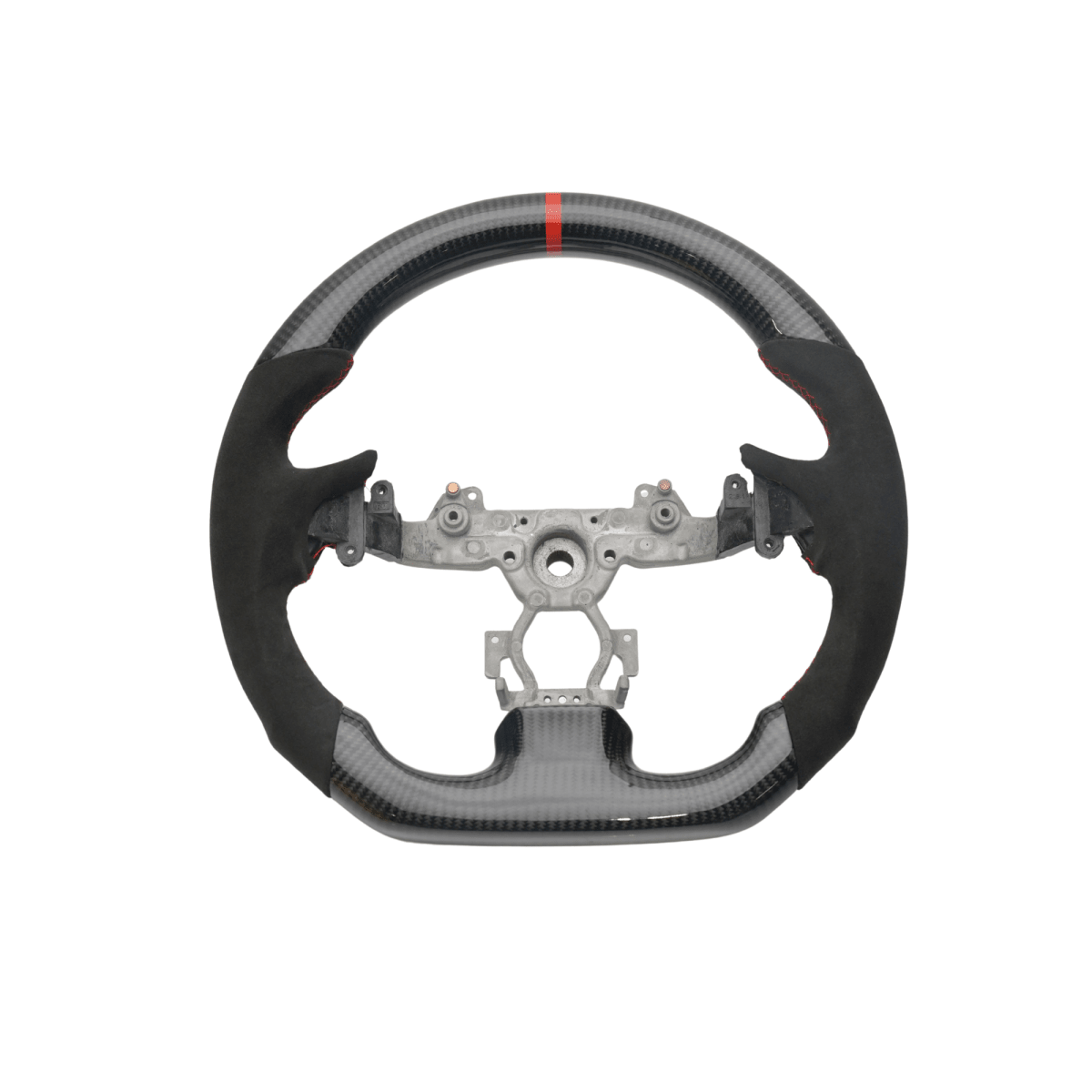 JDMuscle [08 - 13 G37/G35] Carbon - Lite Series Steering Wheel - JDMuscleSteering WheelsJDM-G37-CL-STRAP9002 AlcantaraPurple