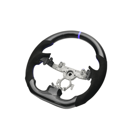 JDMuscle [08 - 13 G37/G35] Carbon - Lite Series Steering Wheel - JDMuscleSteering WheelsJDM-G37-CL-STRAP9002 AlcantaraPurple