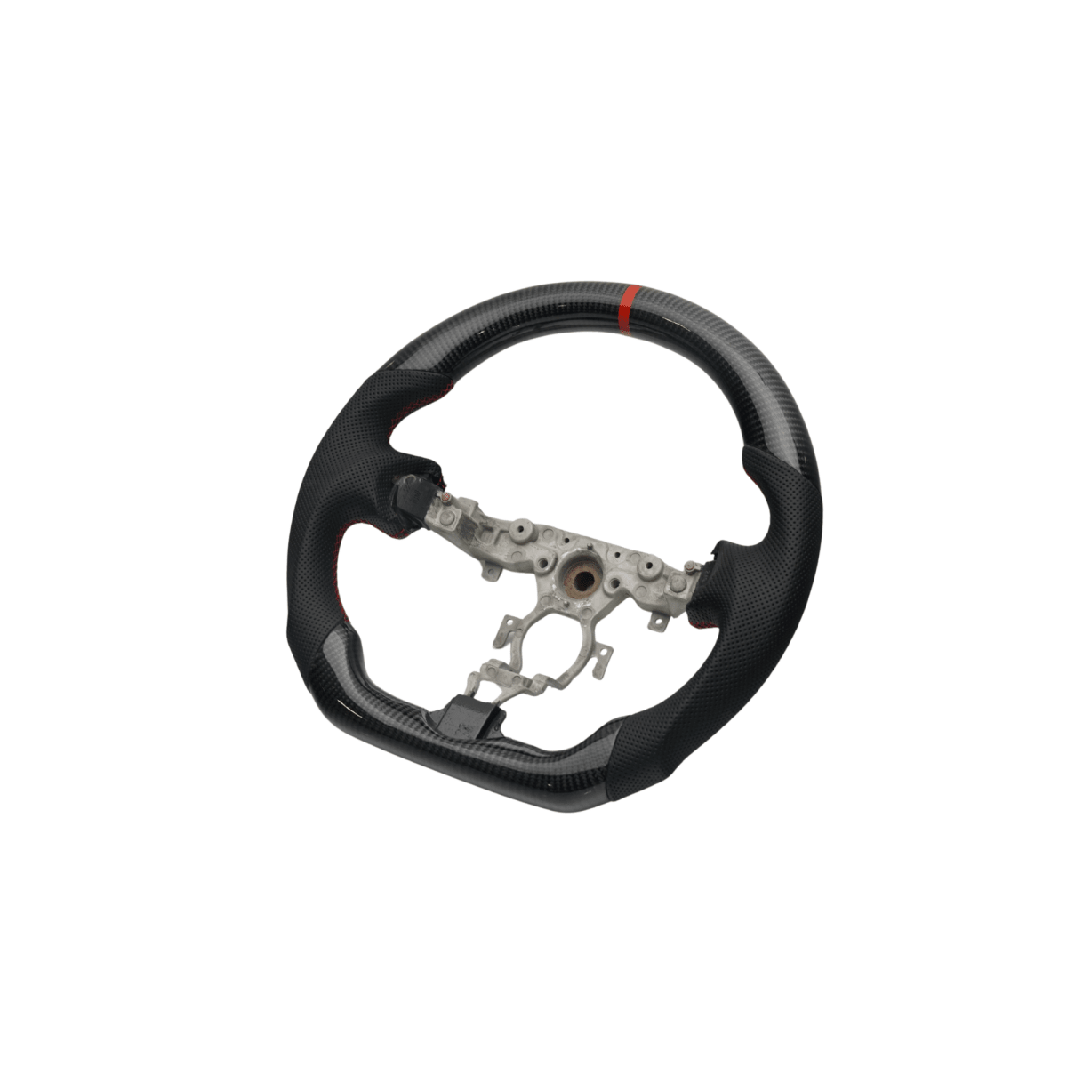 JDMuscle [08 - 13 G37/G35] Carbon - Lite Series Steering Wheel - JDMuscleSteering WheelsJDM-G37-CL-STRAP9002 AlcantaraPurple
