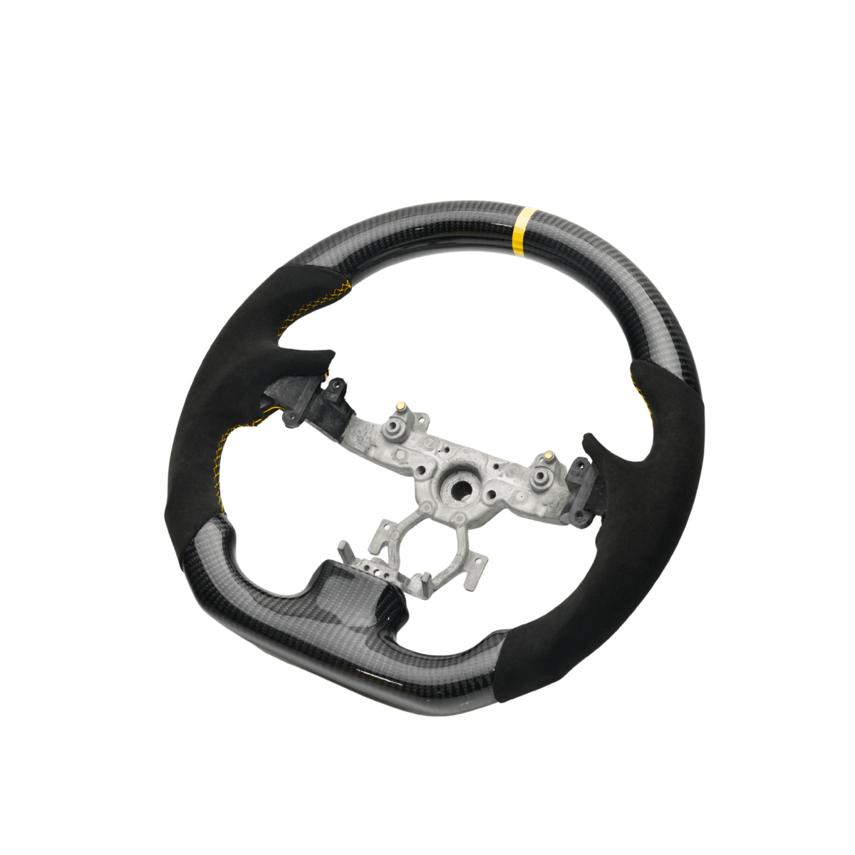 JDMuscle [08 - 13 G37/G35] Carbon - Lite Series Steering Wheel - JDMuscleSteering WheelsJDM-G37-CL-STRAP9002 AlcantaraPurple
