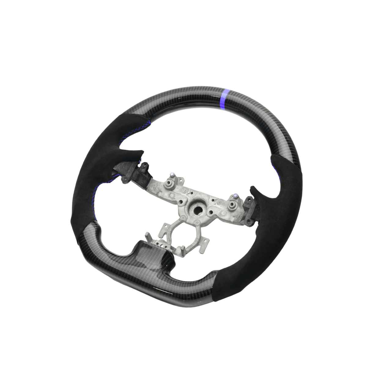 JDMuscle [08 - 13 G37/G35] Carbon - Lite Series Steering Wheel - JDMuscleSteering WheelsJDM-G37-CL-STRAP9002 AlcantaraPurple