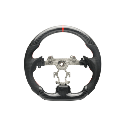 JDMuscle [08 - 13 G37/G35] Carbon - Lite Series Steering Wheel - JDMuscleSteering WheelsJDM-G37-CL-STRAP9002 AlcantaraPurple