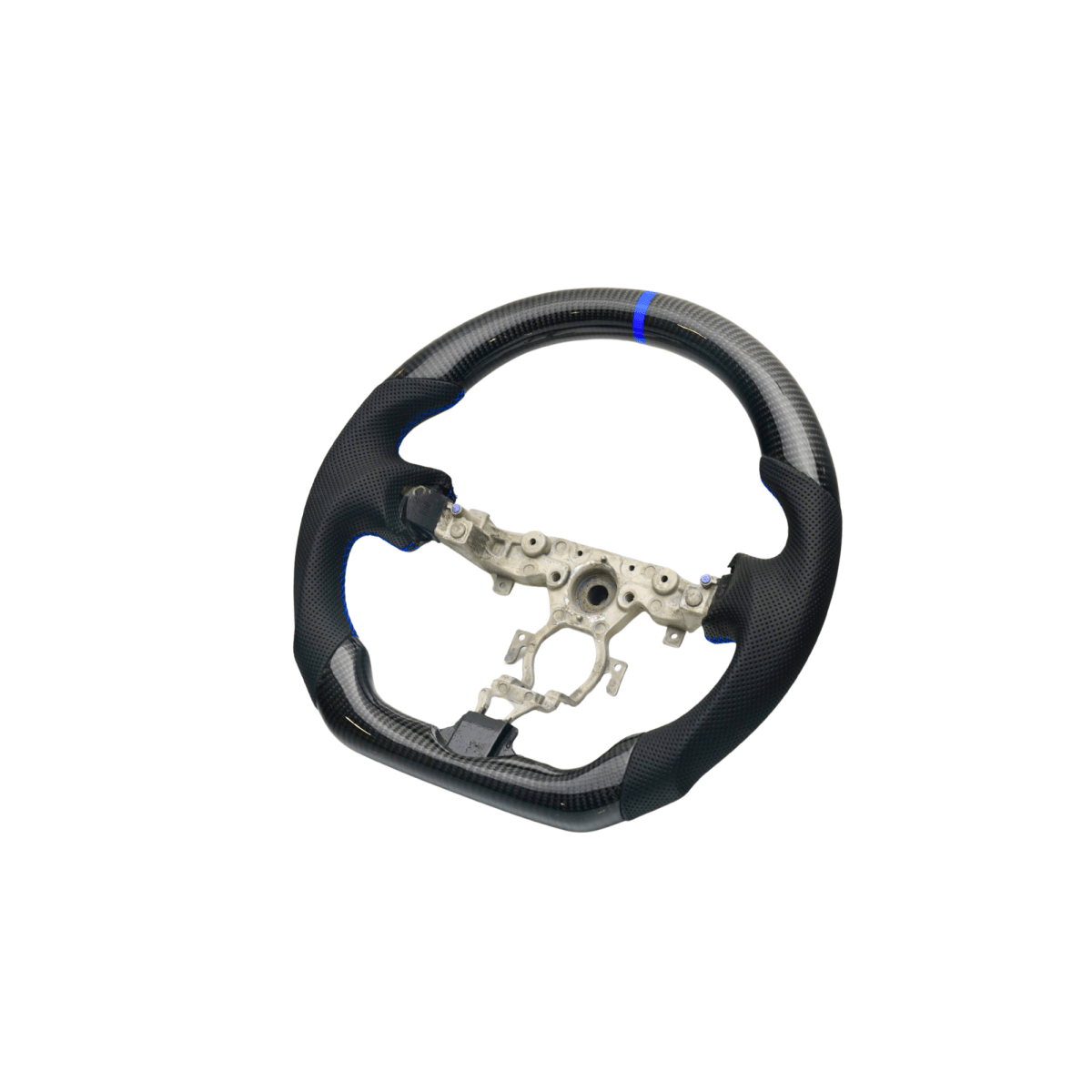 JDMuscle [08 - 13 G37/G35] Carbon - Lite Series Steering Wheel - JDMuscleSteering WheelsJDM-G37-CL-STRAP9002 AlcantaraPurple