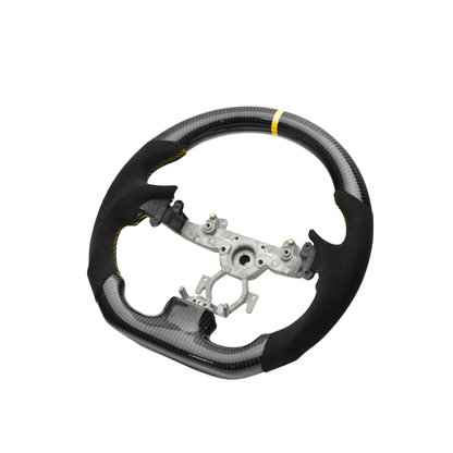 JDMuscle [08 - 13 G37/G35] Carbon - Lite Series Steering Wheel - JDMuscleSteering WheelsJDM-G37-CL-STRAY9002 AlcantaraYellow