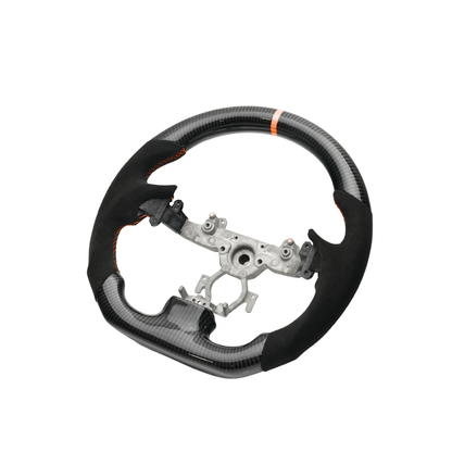 JDMuscle [08 - 13 G37/G35] Carbon - Lite Series Steering Wheel - JDMuscleSteering WheelsJDM-G37-CL-STRAP9002 AlcantaraPurple