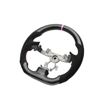 JDMuscle [08 - 13 G37/G35] Carbon - Lite Series Steering Wheel - JDMuscleSteering WheelsJDM-G37-CL-STRAKL9002 AlcantaraPink