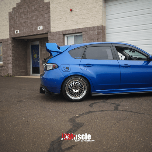 JDMuscle [08-14 WRX/STI] VS Style Spoiler w/ Brake Lights | ABS / Paint Matched / Partial Carbon Fiber - Return