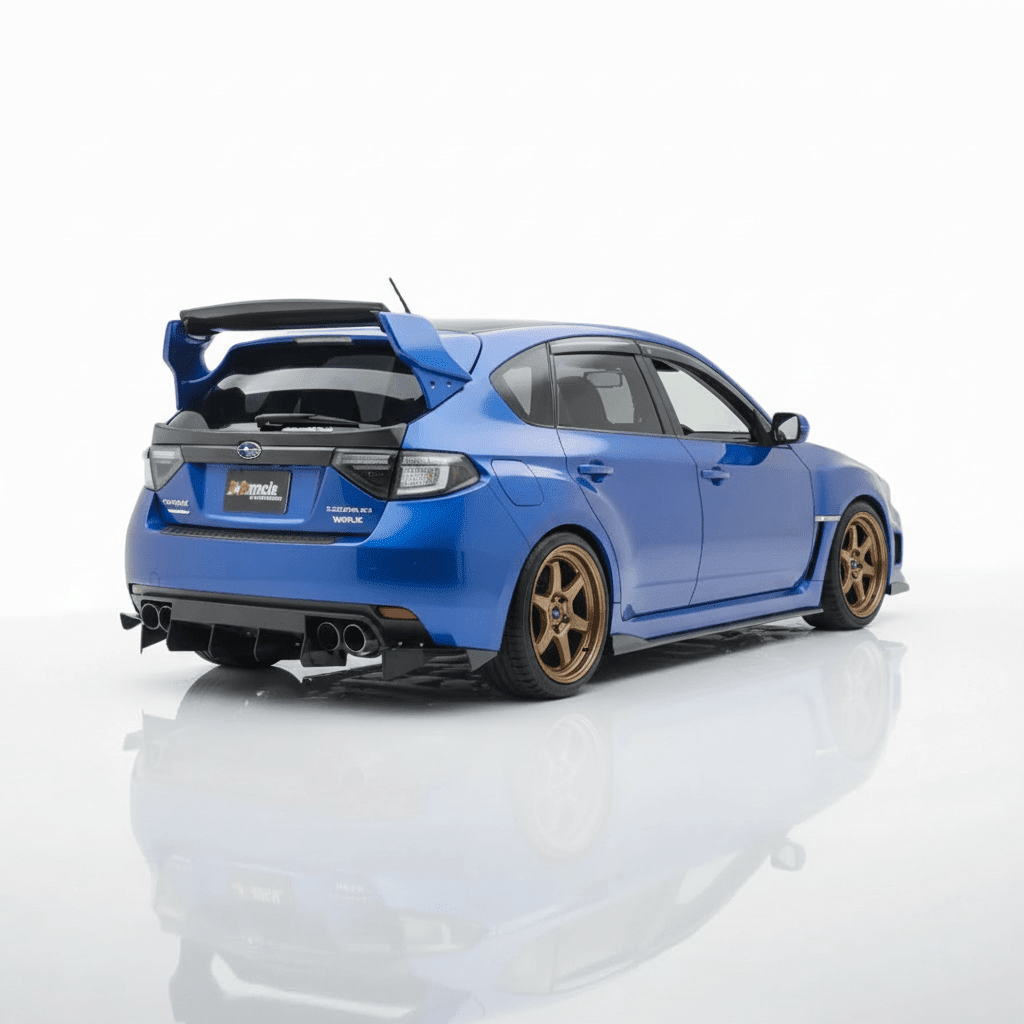 JDMuscle [08 - 14 WRX/STI] VS Style Spoiler w/ Brake Lights | ABS / Paint Matched / Partial Carbon Fiber - Return - JDMuscleSpoilers and WingsJDM-WRX11-VS.4-R4S 050626Full Paint MatchedObsidian Black Pearl (32J/38F)