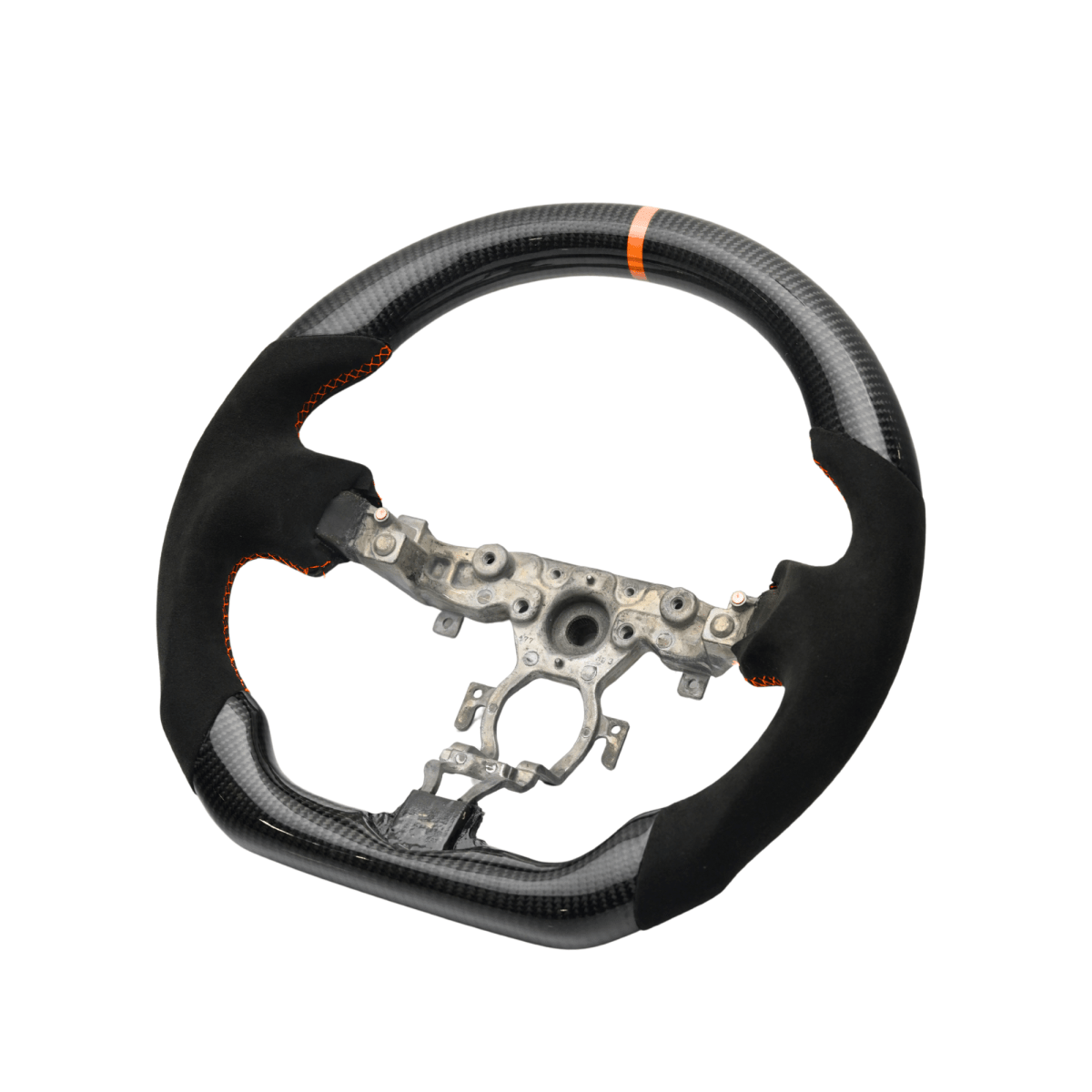 JDMuscle [09 - 21 370Z] Carbon - Lite Series Steering Wheel - JDMuscleSteering WheelsJDM-370Z-CL-STRAO9002 AlcantaraOrange