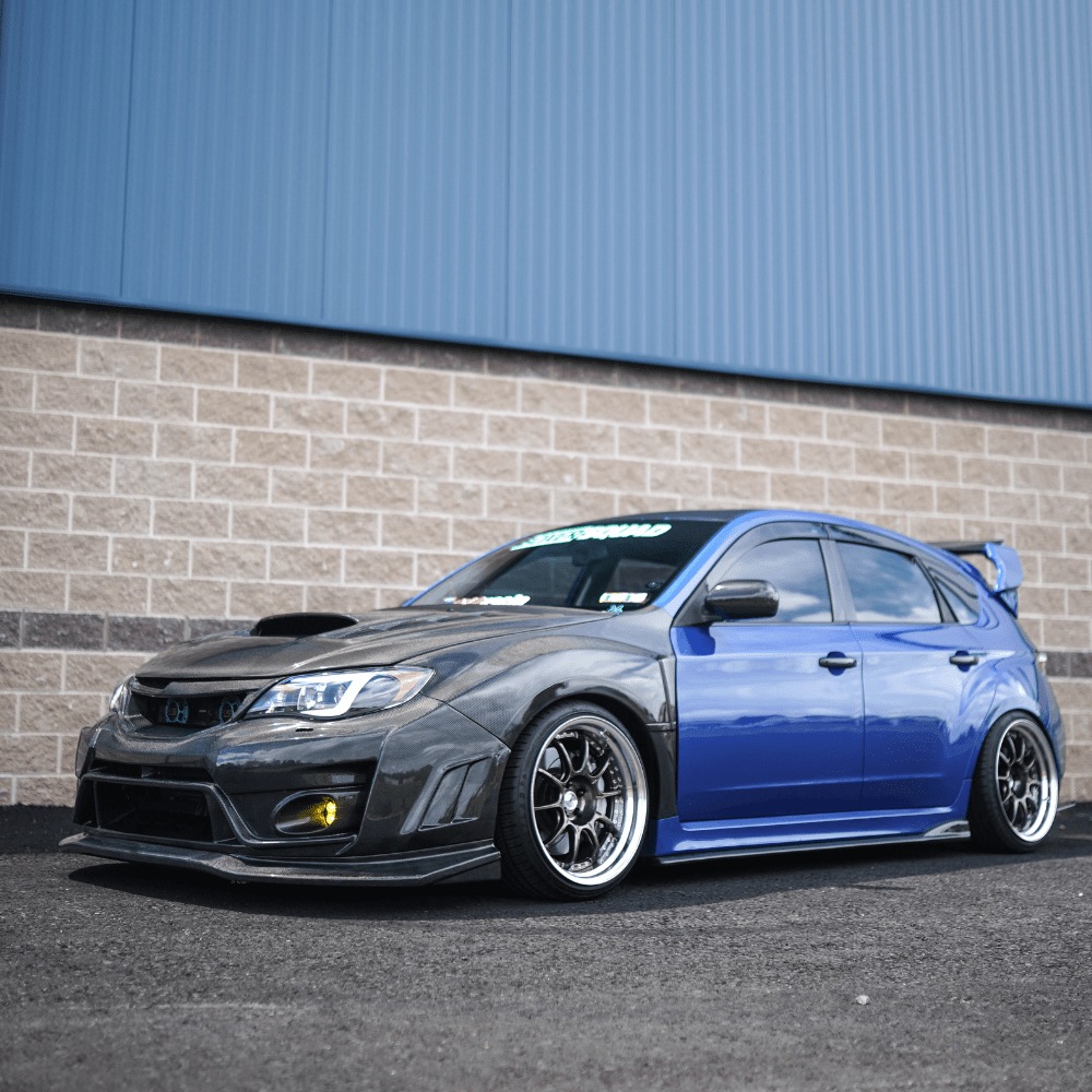 JDMuscle [10 - 14 WRX, 08 - 14 STI] VS Style Front Bumper - FRP / Carbon Fiber - JDMuscleBody KitsJDM-WRX08-288-F/BFRP+FRPFiber GlassFiber Glass