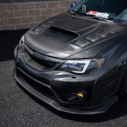 JDMuscle [10 - 14 WRX, 08 - 14 STI] VS Style Front Bumper - FRP / Carbon Fiber - JDMuscleBody KitsJDM-WRX08-288-F/BFRP+FRPFiber GlassFiber Glass