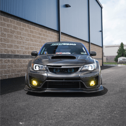 JDMuscle [10 - 14 WRX, 08 - 14 STI] VS Style Front Bumper - FRP / Carbon Fiber - JDMuscleBody KitsJDM-WRX08-288-F/BFRP+FRPFiber GlassFiber Glass