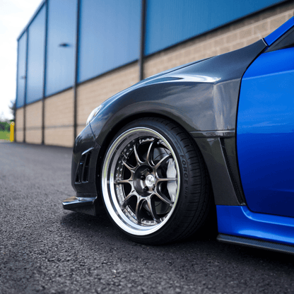 JDMuscle [10 - 14 WRX, 08 - 14 STI] VS Style Front Bumper - FRP / Carbon Fiber - JDMuscleBody KitsJDM-WRX08-288-F/BFRP+FRPFiber GlassFiber Glass