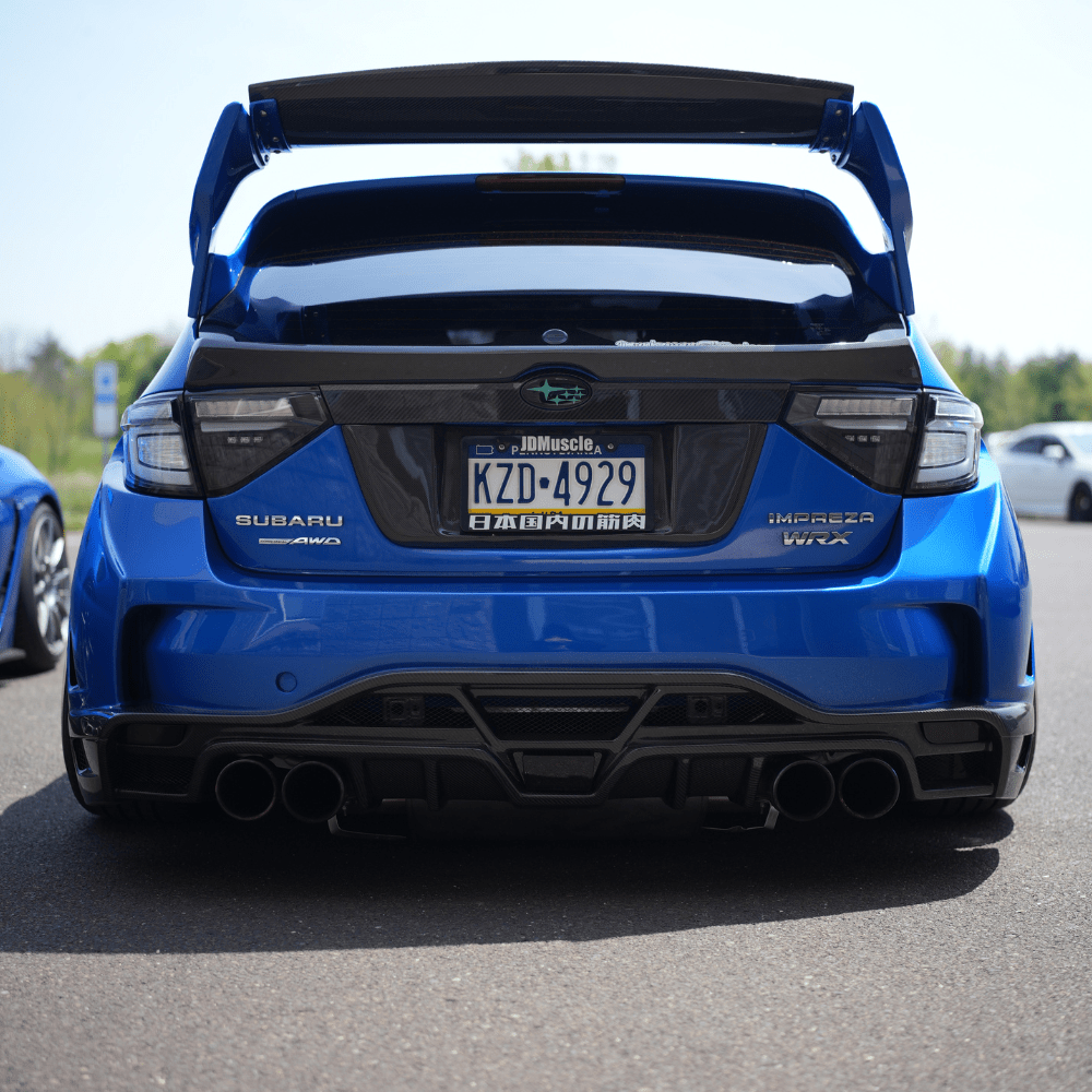JDMuscle [10 - 14 WRX/ 08 - 14] STI VS Style Rear Bumper - JDMuscleBody KitsJDM-WRX08-288-R/BFRPSedan